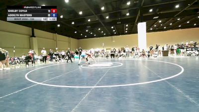 125 lbs Cons. Semis - Shelby Coyle, TX vs Addilyn Masters, KS