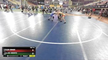 152 lbs Cons. Round 2 - Calvin Arentz, WI vs Tyler Ebner, AL