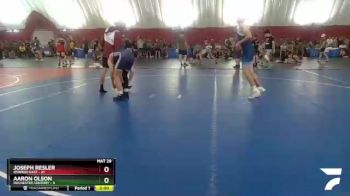 144 lbs Placement Matches (16 Team) - Joseph Resler, Oswego East vs Aaron Olson, Rochester Century