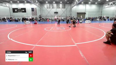 170 lbs Round Of 16 - Jhayvon Napoleon, Metrowest United vs Domenic Maturo, Fisheye