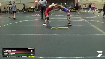 125 lbs Quarterfinal - Ryan Mosher, Michigan Cobras vs Corbin Kimmel, Wayne Trace