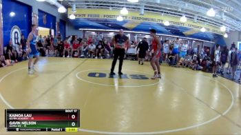 165 lbs Semis & Wb (16 Team) - Kainoa Lau, Glynn Academy vs Gavin Nelson, Alpha WC