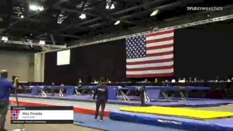 Max Poveda - Tumbling, World Elite - 2021 USA Gymnastics Championships