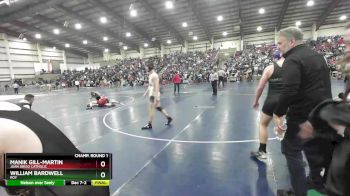 178 lbs Champ. Round 1 - Manik Gill-Martin, Juan Diego Catholic vs William Bardwell, Roy