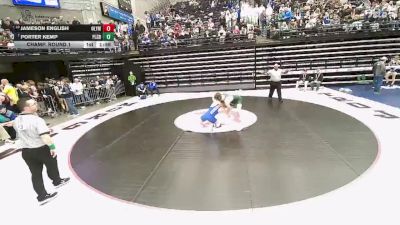 5A 157 lbs Champ. Round 1 - Porter Kemp, Pleasant Grove vs Jameson English, Olympus