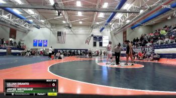 235 lbs Cons. Semi - Jaycee Weitekamp, Mahomet Seymour vs Lillian Disanto, Urbana (H.S.)