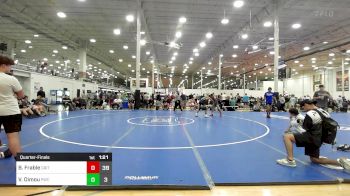 162 lbs Quarterfinal - Brock Frable, Grit Mat Club vs Vasilios Dimou, Prime Wrestling Club Black