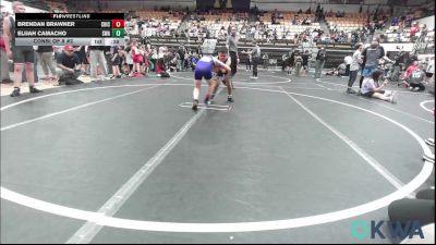 76 lbs Consi Of 8 #2 - Brendan Brawner, Chickasha Youth Wrestling vs Elijah Camacho, Shelton Wrestling Academy