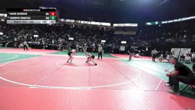 164 lbs Cons. Round 5 - Nate Shreve, MFJ3 vs Joseph Grecol, Unattached