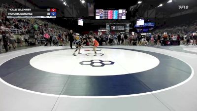 120 lbs Champ. Rd Of 128 - Calli Gilchrist, CT vs Victoria Sanchez, ND