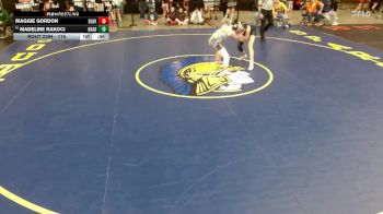 115 lbs Cons. Round 1 - Madeline Rakoci, Unattached vs Maggie Gordon, Unattached