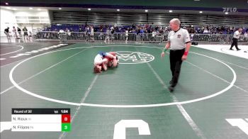 113 lbs Round Of 32 - Nathan Rioux, IN vs Nikos Filipos, PA