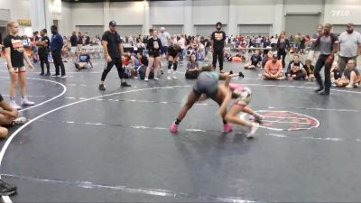 128 lbs Round 8 (10 Team) - Audrey Naughton, NC Girls Wrestling Club vs KiMorah Cathey, Oklahoma Mafia
