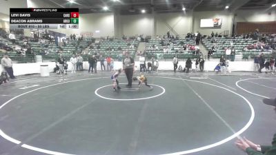 50 lbs Round Of 16 - Levi Davis, Carson Bulldogs vs Deacon Abrams, Argonaut Jr Mustangs