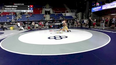 215 lbs Cons. Rd Of 32 - Carter Green, KS vs Thomas Reilly, WI