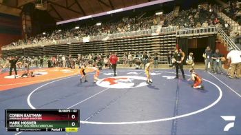 62 lbs Champ. Round 1 - Mark Mosher, Southwest Wolverines Wrestling vs Corbin Eastman, Shoshoni Sharp Shooters