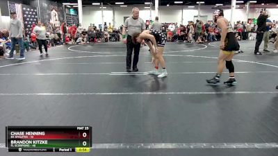 160 lbs Round 3 (4 Team) - Brandon Kitzke, FL Scorpions vs Chase Henning, 84 Athletes