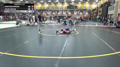 53 lbs Champ. Round 2 - Haze McClintock, Sebolt Wrestling Academy vs Colby Meyer, Sebolt Wrestling Academy