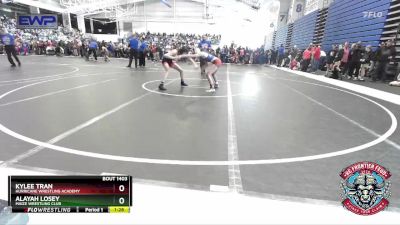 97-101 lbs Round 1 - Kylee Tran, Hurricane Wrestling Academy vs Alayah Losey, Maize Wrestling Club