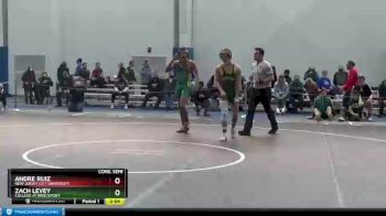 133 lbs Cons. Semi - Zach Levey, College At Brockport vs Andre Ruiz, New Jersey City University