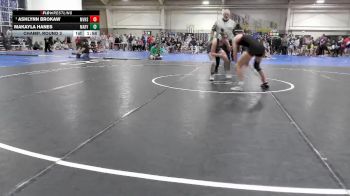 110 lbs Champ. Round 3 - Ashlynn Brokaw, Mount Vernon High School vs Makayla Hanes, Marysville High School