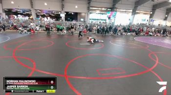 85 lbs Champ. Round 2 - Norman Malinowski, El Paso Enforcers Wrestling Club vs Jasper Barron, Dragon Youth Wrestling