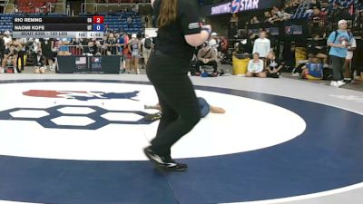 120 lbs Cons. Sub-rd Of 16 - Rio Rening, California vs Naomi Kofe, Utah