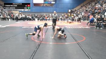 3 - 120 lbs Champ. Round 1 - Tyson Williams, Cave Spring vs Alex Arroyo, Staunton