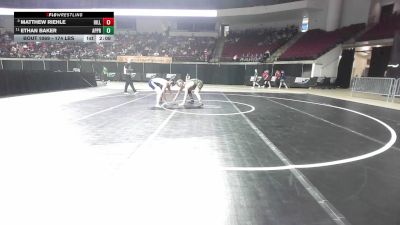 174 lbs 3rd Place - Matthew Riehle, Hillsdale vs Ethan Baker, Apprentice