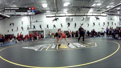 138 lbs Round 4 (16 Team) - Olivia Mathezer, Brock University vs Haylie Jaffe, McKendree University