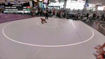 72 lbs Cons. Semi - Wyatt Hammonds, Southern Style Wrestling Club vs Annelyse Chairez, Dumas Wrestling