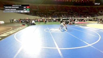 5A Boys 106 lbs Semifinal - Shane Smoker, Crater Boys vs Brayden Martinez, Crater Boys