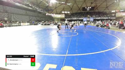 2A 120 lbs 3rd Place Match - Trevor Anderson, Orting vs Ben Sommers, Burlington-Edison