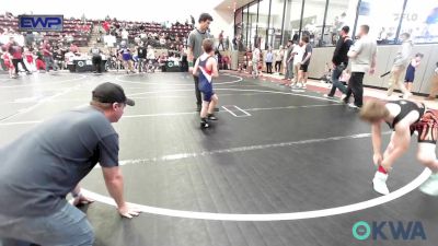 58 lbs Rr Rnd 1 - Jaxton Myers, Cushing Tigers vs Kaysen Schiltz, Ponca City Wildcat Wrestling