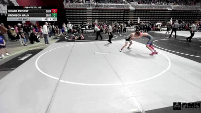130 lbs Rr Rnd 1 - Quade Probst, Sanderson Wrestling Academy vs Bronson Haun, Shoshoni Sharp Shooters