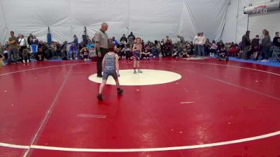 48 lbs Round Of 16 - Ethan Hollenbaugh, Huntingdon vs Jax Brumbaugh, Dudley