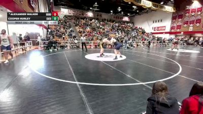 285 lbs Champ. Round 2 - Cooper Hurley, Campbell County vs Alexander Walker, Rocky Mountain