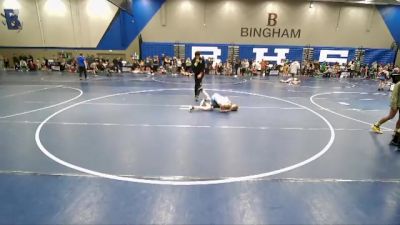 72 lbs Quarterfinal - Driggs Deeter, Sanderson Wrestling Academy vs Easton Radmall, Pleasant Grove/TUG