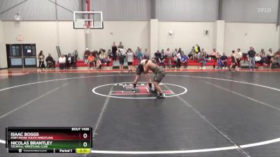 120 lbs Quarterfinal - Nicolas Brantley, Techfall Wrestling Club vs Isaac Boggs, Fort Payne Youth Wrestling