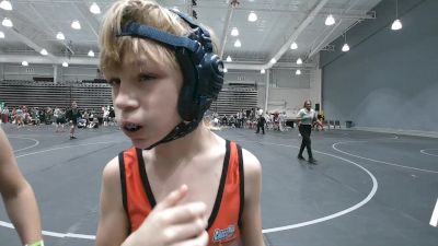 72 lbs Round 6 (8 Team) - Ben Largent, Neighborhood Wrestling vs Julian Miller, Virginia Slaughterhouse