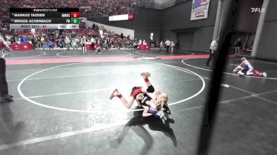 81 lbs Champ. Round 2 - Markus Tadder, Milton Monsters Wrestling Club vs Briggs Achenbach, Prairie Wrestling