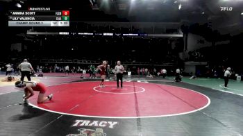 120 lbs Champ. Round 2 - Lily Valencia, Calaveras vs Annika Scott, Folsom