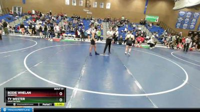 150 lbs Cons. Round 4 - Ty Wester, Unattached vs Bodie Whelan, Wasatch