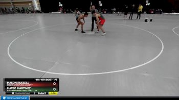 175 lbs Cons. Round 2 - Mason Russell, Callan Wrestling Academy vs Mateo Martinez, South Broward Wrestling Club