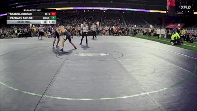 D2-175 lbs Semifinal - Zachary Taylor, OA Carlson HS vs Samuel Rucker, Niles HS