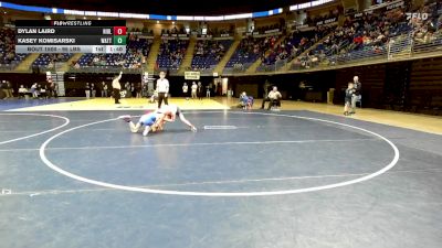 95 lbs Round Of 16 - Dylan Laird, Ridley vs Kasey Komisarski, Wattsburg