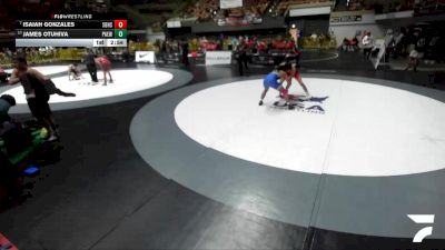Champ. Round 3 - Isaiah Gonzales, South Bakersfield High School Wrestling vs James Otuhiva, Palo Alto Elite WC