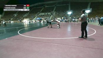 6A 190 lbs 1st Place Match - George Hunter, Percy Julian vs Hunter Evans, Northridge High School