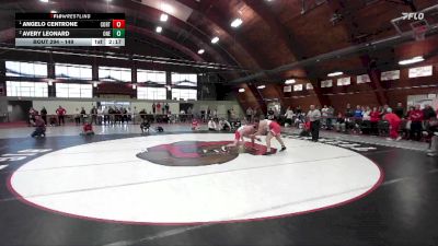 149 lbs 1st Place Match - Angelo Centrone, Cortland State vs Avery Leonard, Oneonta State