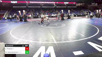 132 lbs Round Of 64 - Jayden Franco, Whittier vs Max Hammerstrom, Milford [NH]